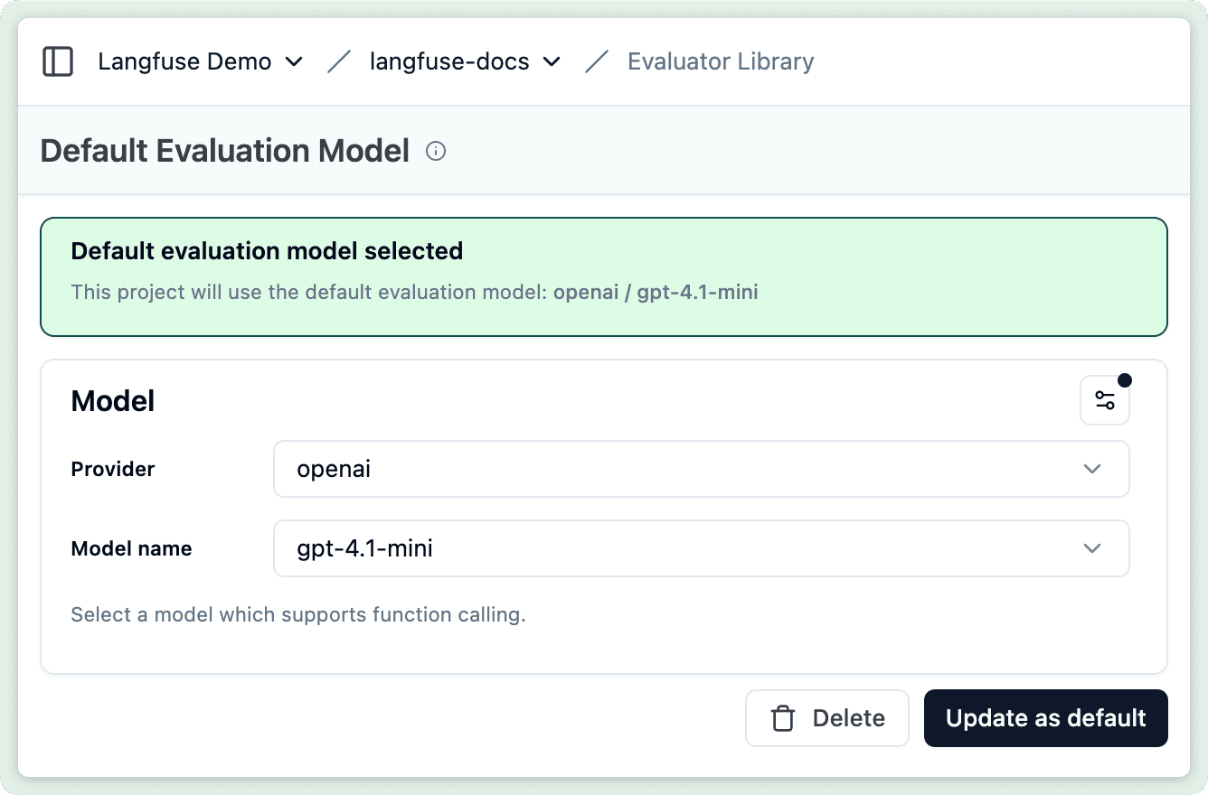 Standard Eval
Model